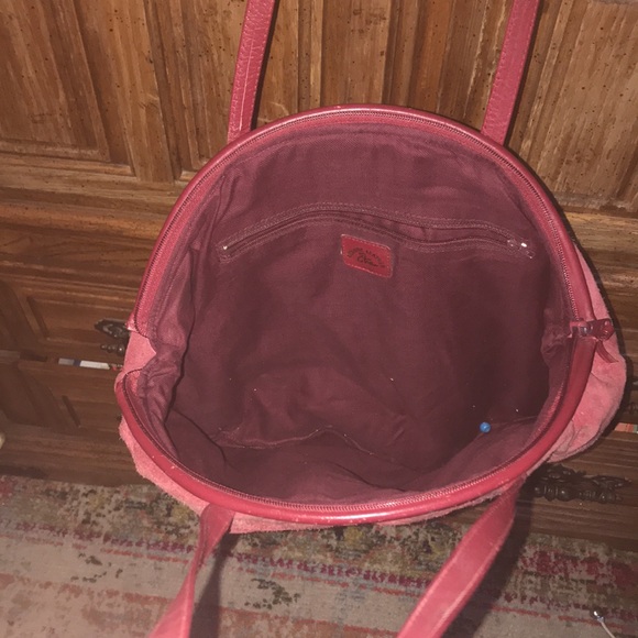 Vintage Leather Fan Bag - Picture 5 of 11